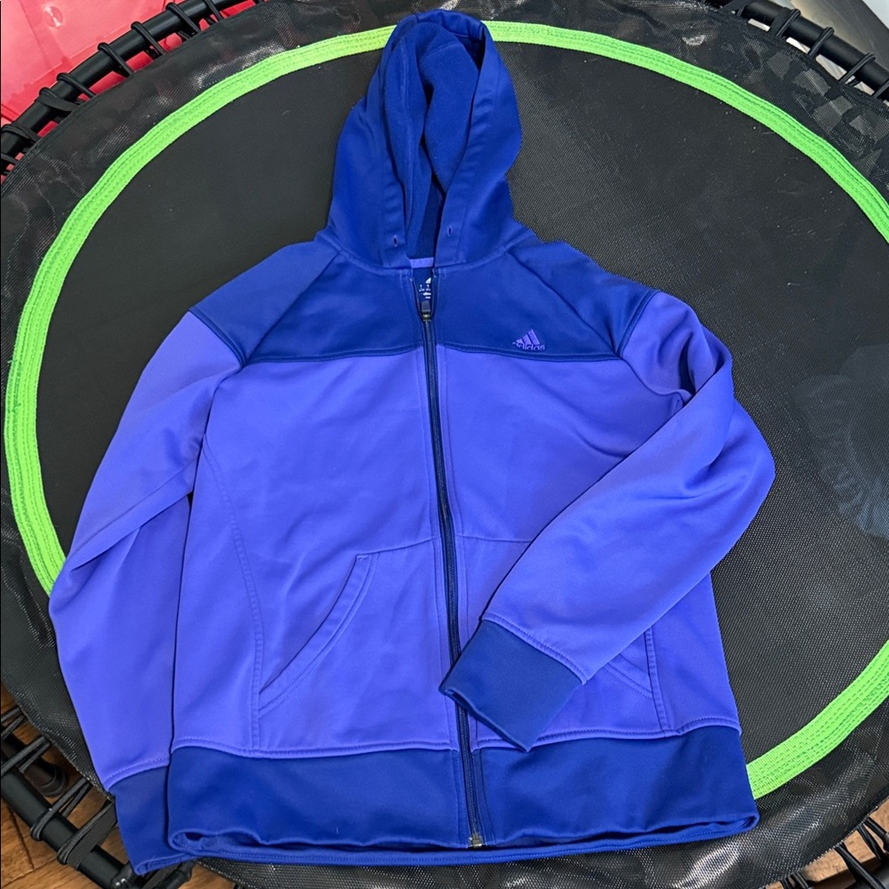 Adidas women’s purple Hoodie Jacket